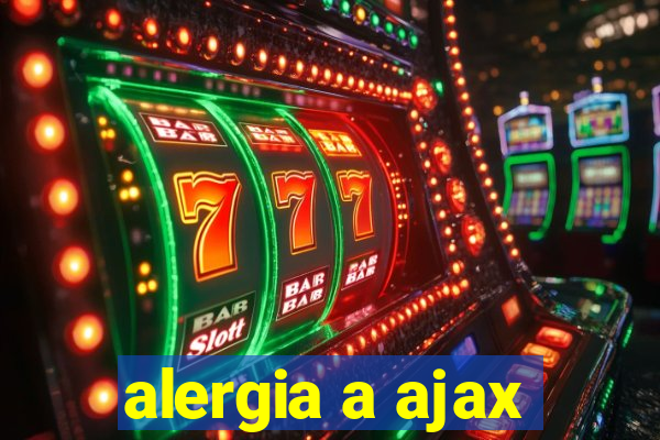 alergia a ajax