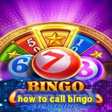 how to call bingo