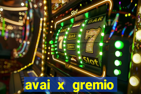 avai x gremio novorizontino palpite