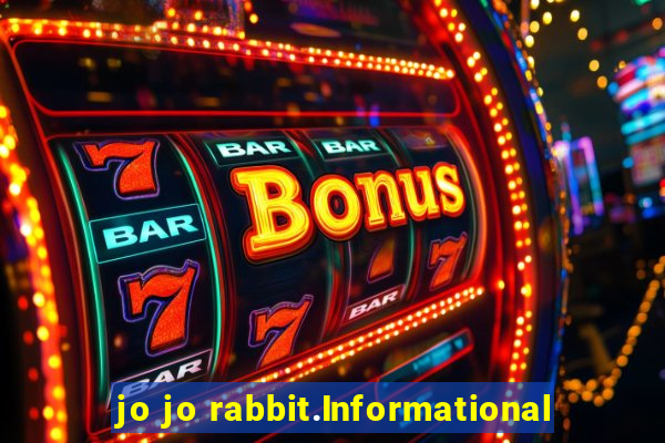 jo jo rabbit.Informational