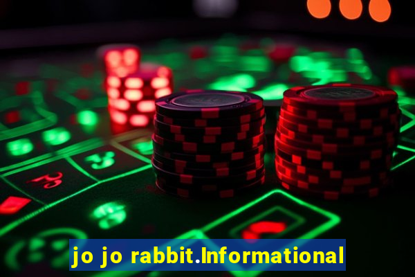 jo jo rabbit.Informational