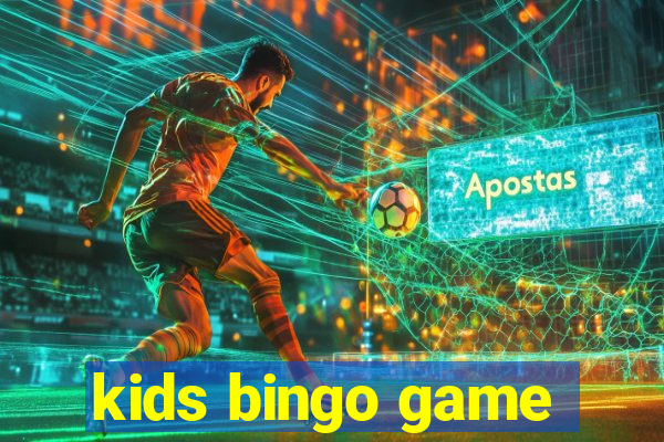 kids bingo game