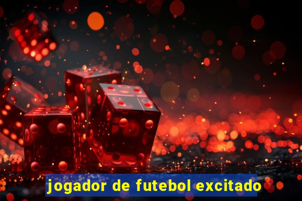 jogador de futebol excitado