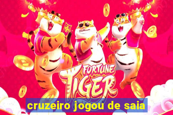 cruzeiro jogou de saia