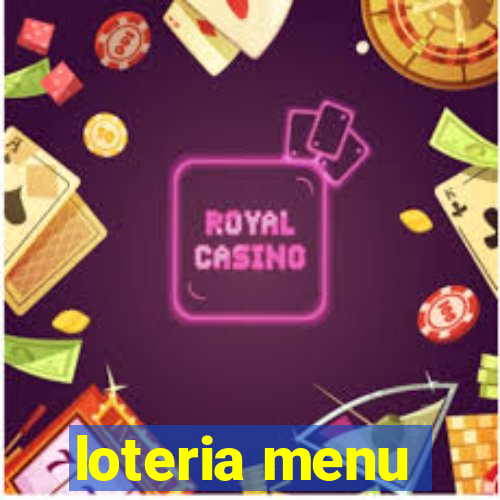 loteria menu