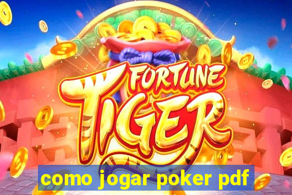 como jogar poker pdf