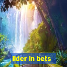 lider in bets