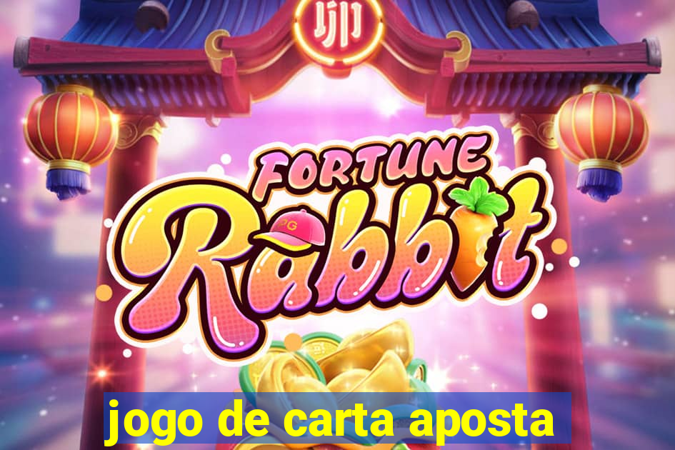 jogo de carta aposta