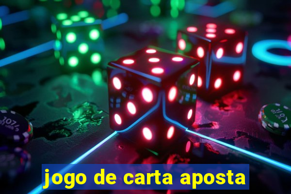 jogo de carta aposta