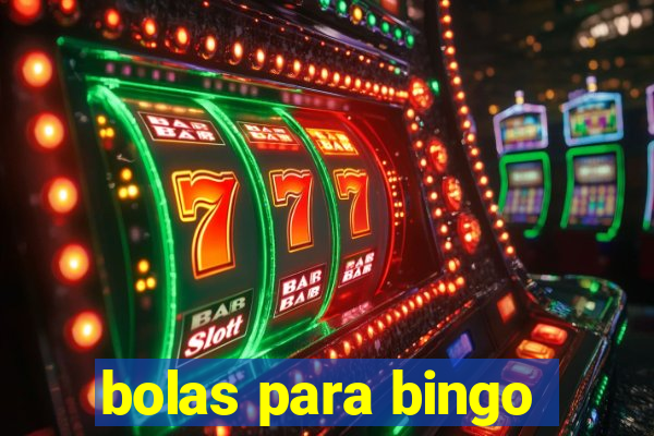 bolas para bingo