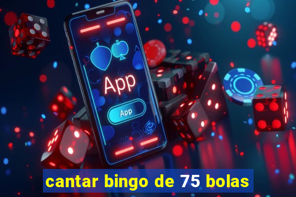 cantar bingo de 75 bolas