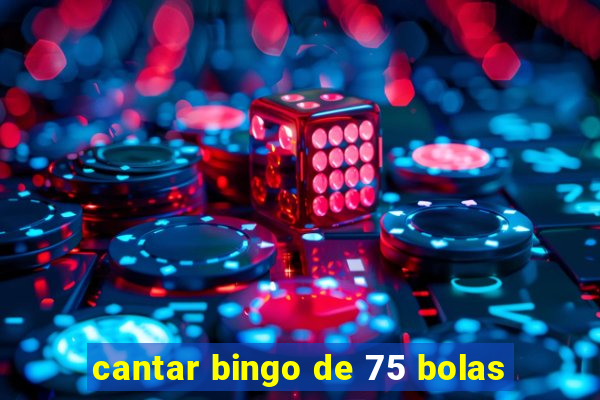 cantar bingo de 75 bolas