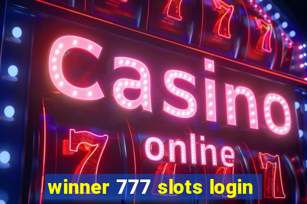 winner 777 slots login