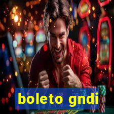 boleto gndi