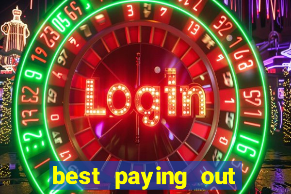 best paying out online casino