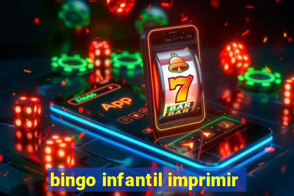 bingo infantil imprimir