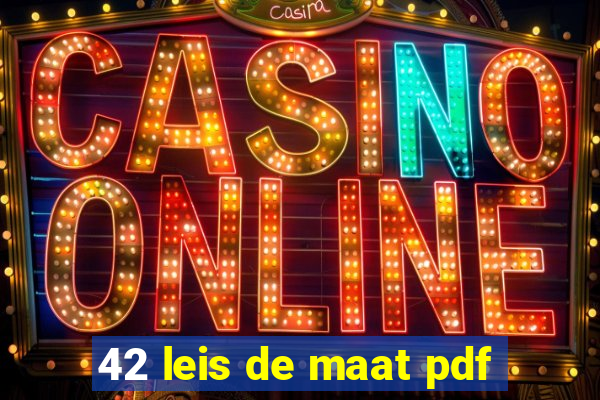 42 leis de maat pdf