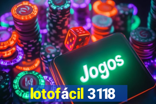 lotofácil 3118