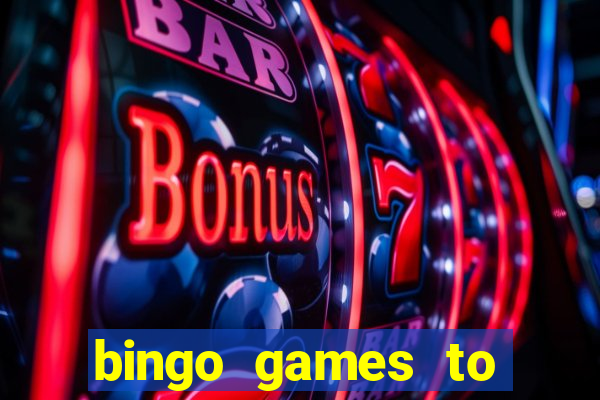 bingo games to play at home