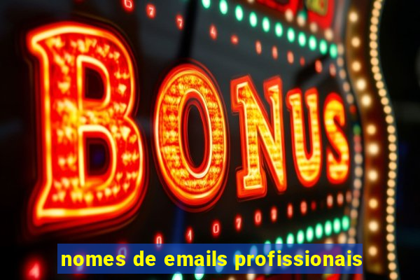 nomes de emails profissionais