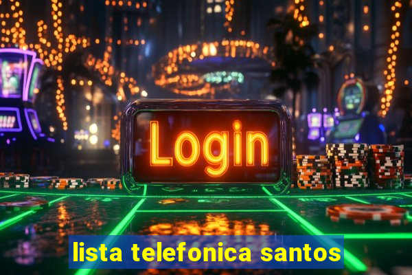 lista telefonica santos