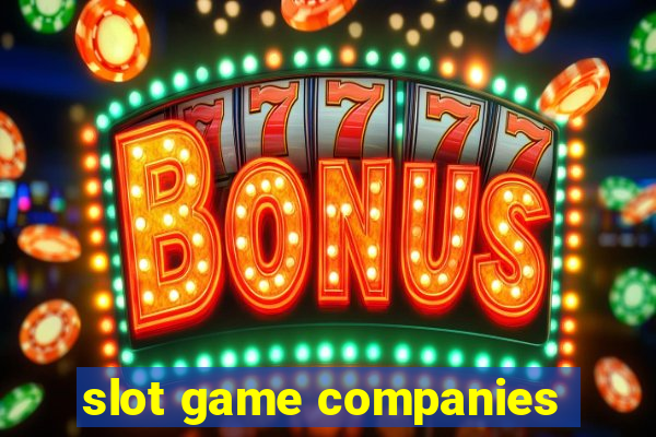 slot game companies