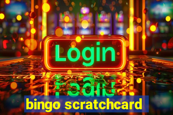 bingo scratchcard