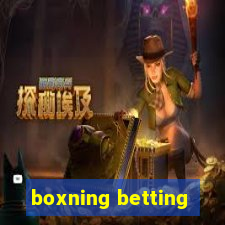 boxning betting