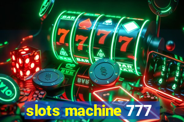 slots machine 777