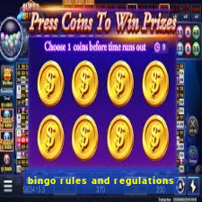 bingo rules and regulations