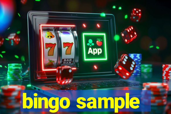 bingo sample