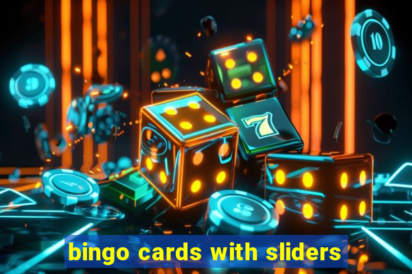 bingo cards with sliders