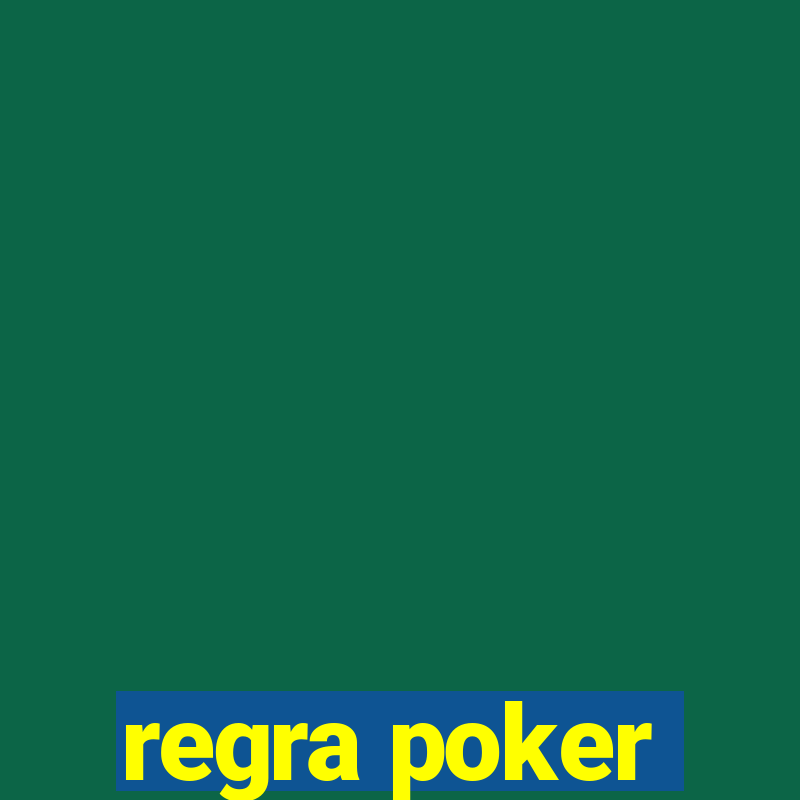 regra poker