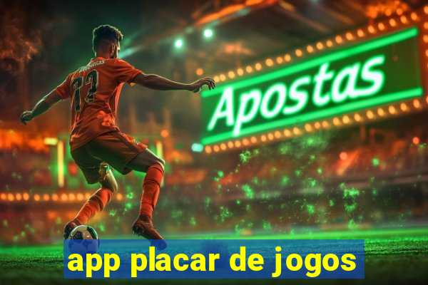 app placar de jogos