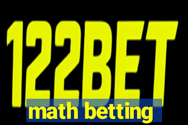 math betting