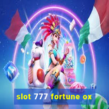 slot 777 fortune ox