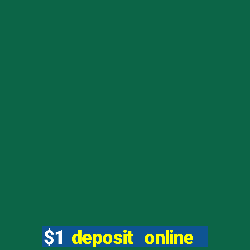 $1 deposit online casino nz