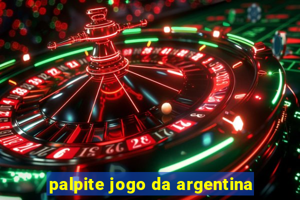 palpite jogo da argentina