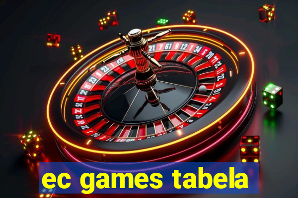 ec games tabela