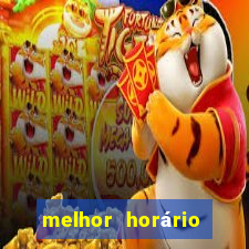 melhor horário para jogar fortune tiger hoje 2024