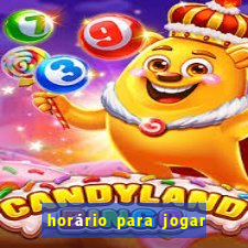 horário para jogar no fortune tiger