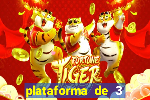 plataforma de 3 reais jogo