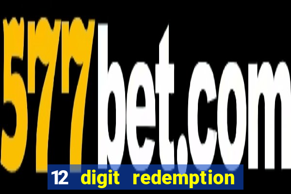 12 digit redemption code for golden hearts casino