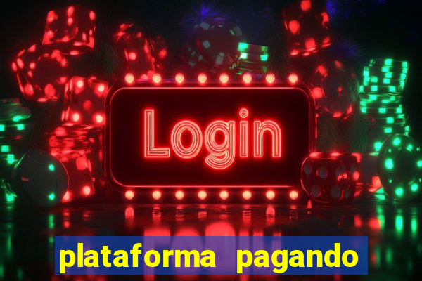 plataforma pagando bonus no cadastro