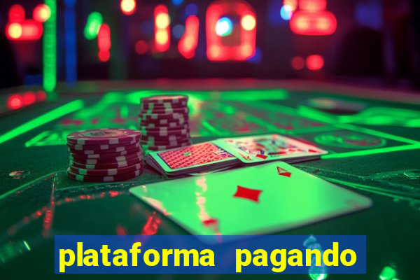 plataforma pagando bonus no cadastro