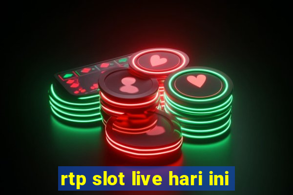 rtp slot live hari ini