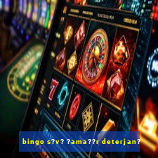 bingo s?v? ?ama??r deterjan?