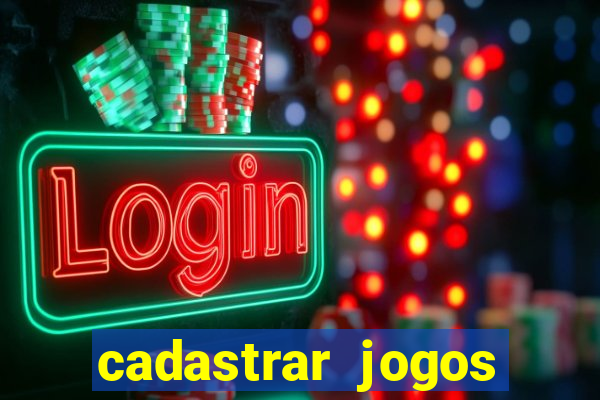 cadastrar jogos online caixa