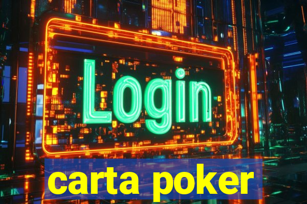 carta poker