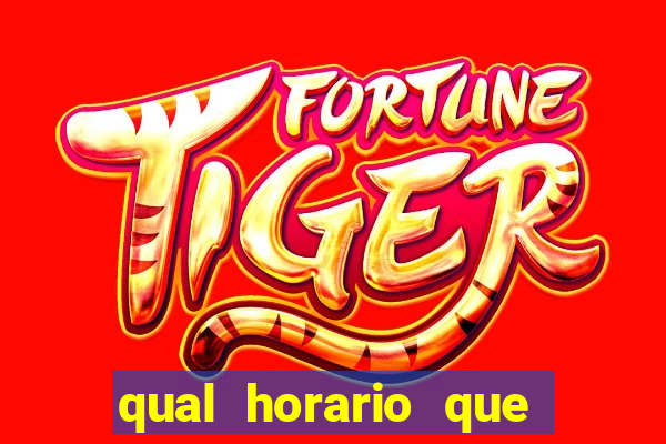 qual horario que mais paga no fortune tiger